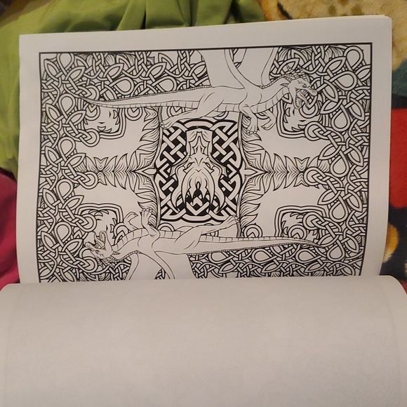 Celtics dragon coloring book - Picture 9 of 14